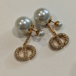 Dior Tribales Pearl Drop Earrings